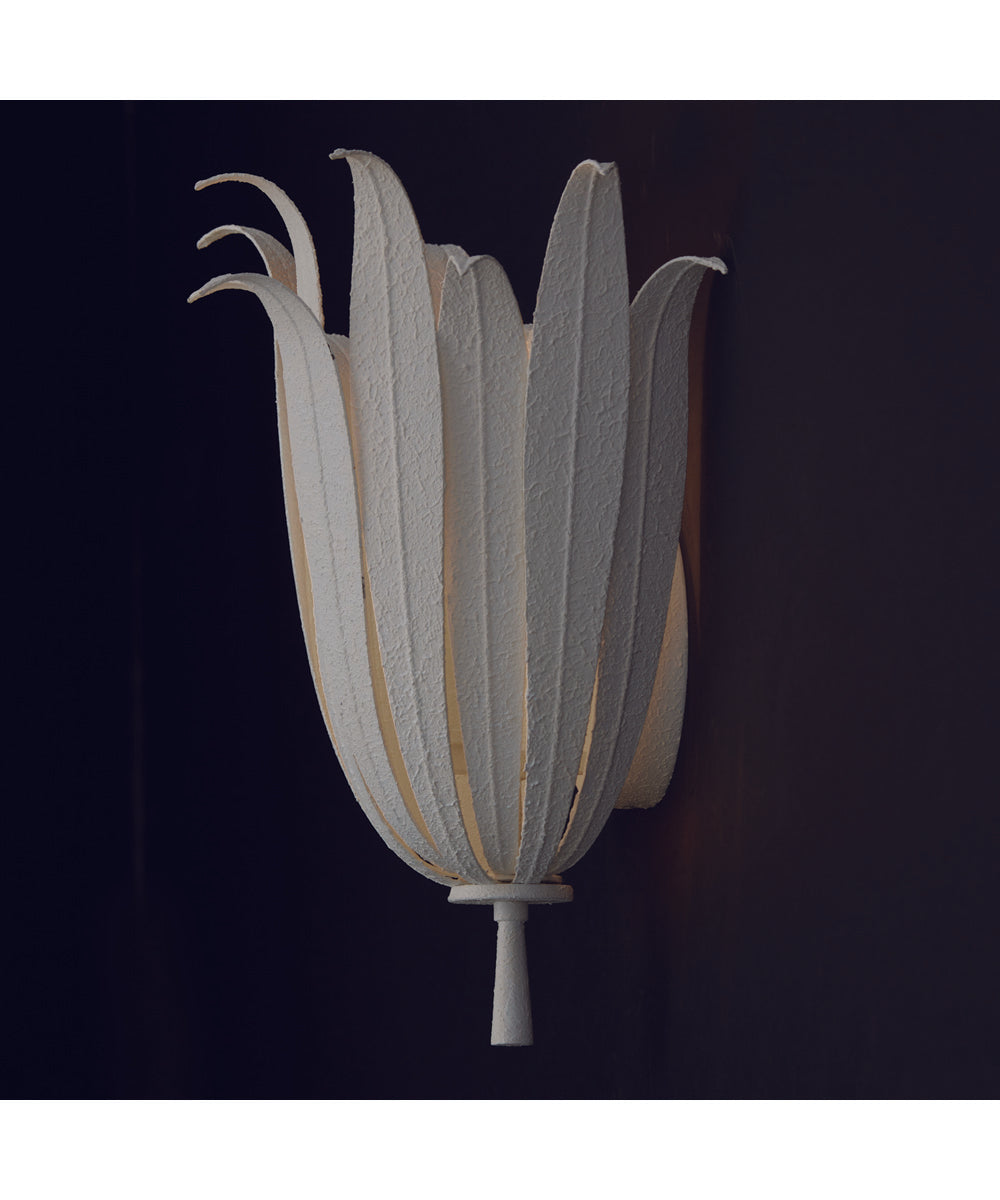 Eden 1-Light Sconce Textured White