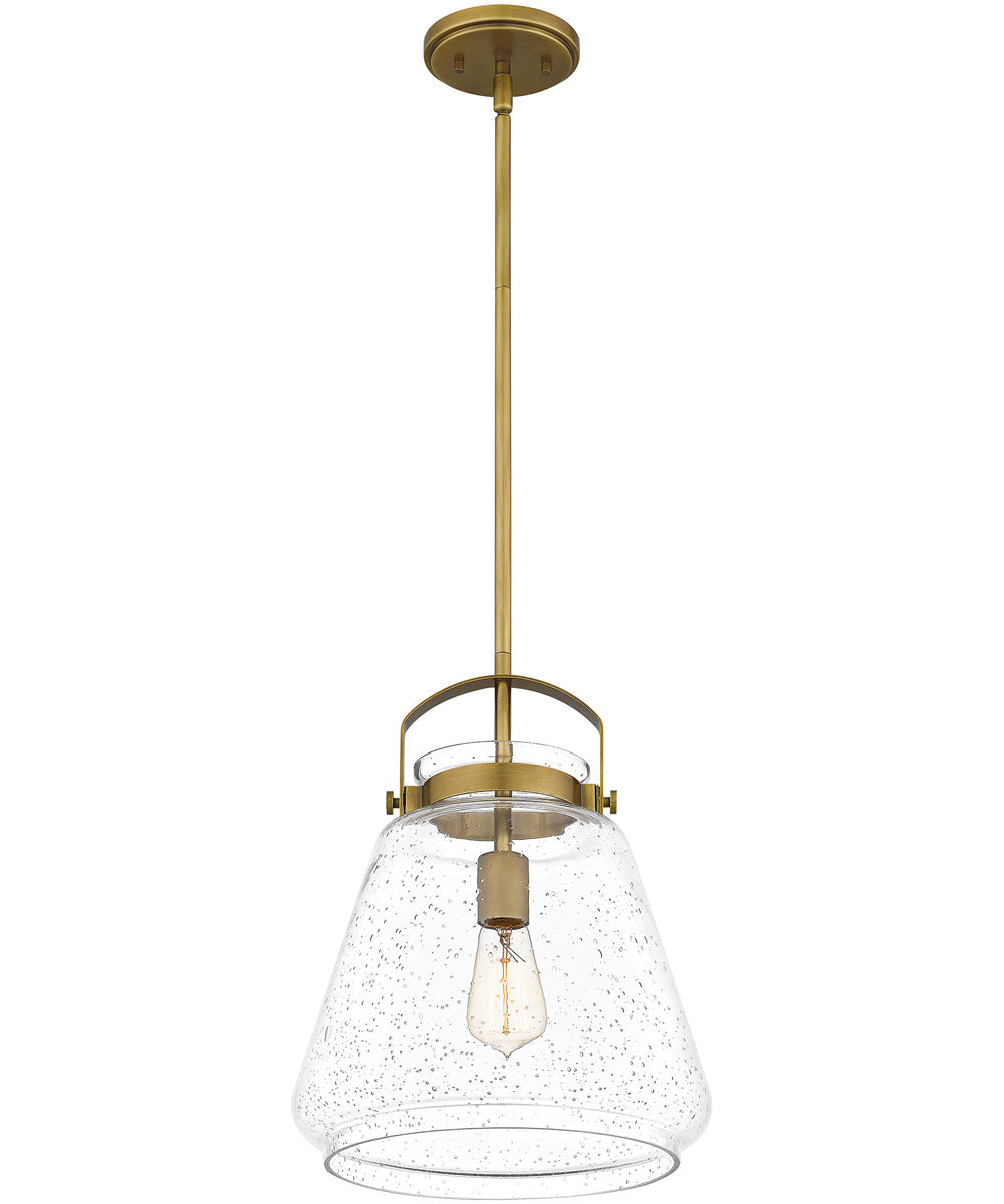 Stella Small 1-light Mini Pendant Weathered Brass