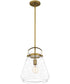 Stella Small 1-light Mini Pendant Weathered Brass