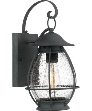 Boston Small 1-light Outdoor Wall Light Mottled Black
