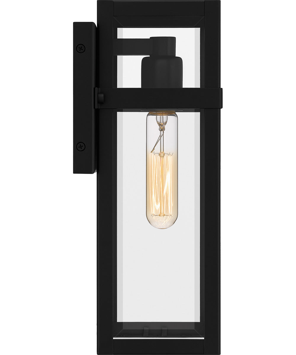 Vanessa Medium 1-light Outdoor Wall Light  Coastal Armour Aluminum Matte Black