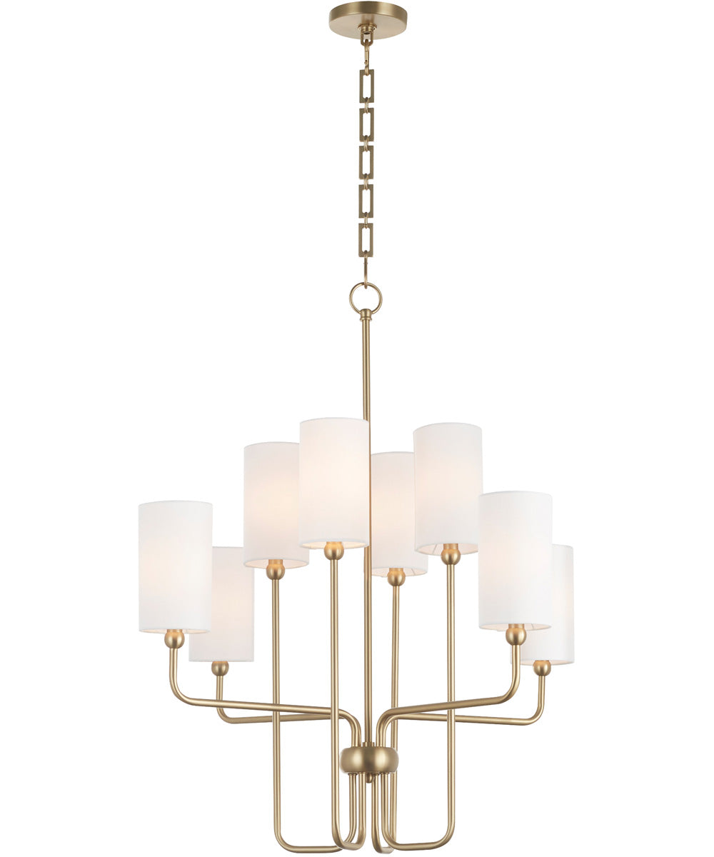 Tamara Day's Charlotte 8-light Chandelier Aged Brass