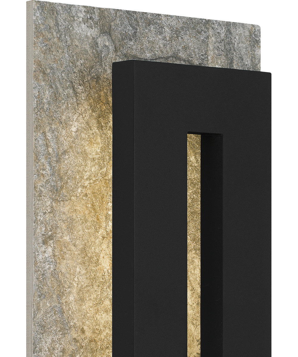 Tate Medium Outdoor Wall Light  Coastal Armour Aluminum Earth Black