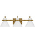 Regency Large 3-light Bath Light Weathered Brass