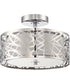 Abode Small 2-light Semi Flush Mount Polished Chrome