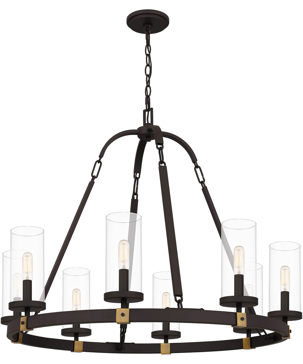 Lisbon 8-light Chandelier Old Bronze