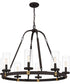 Lisbon 8-light Chandelier Old Bronze