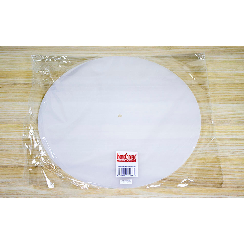 13.5" Round Diffuser Translucent Frosted White