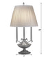 29"H 1-Light Desk Lamp Pewter