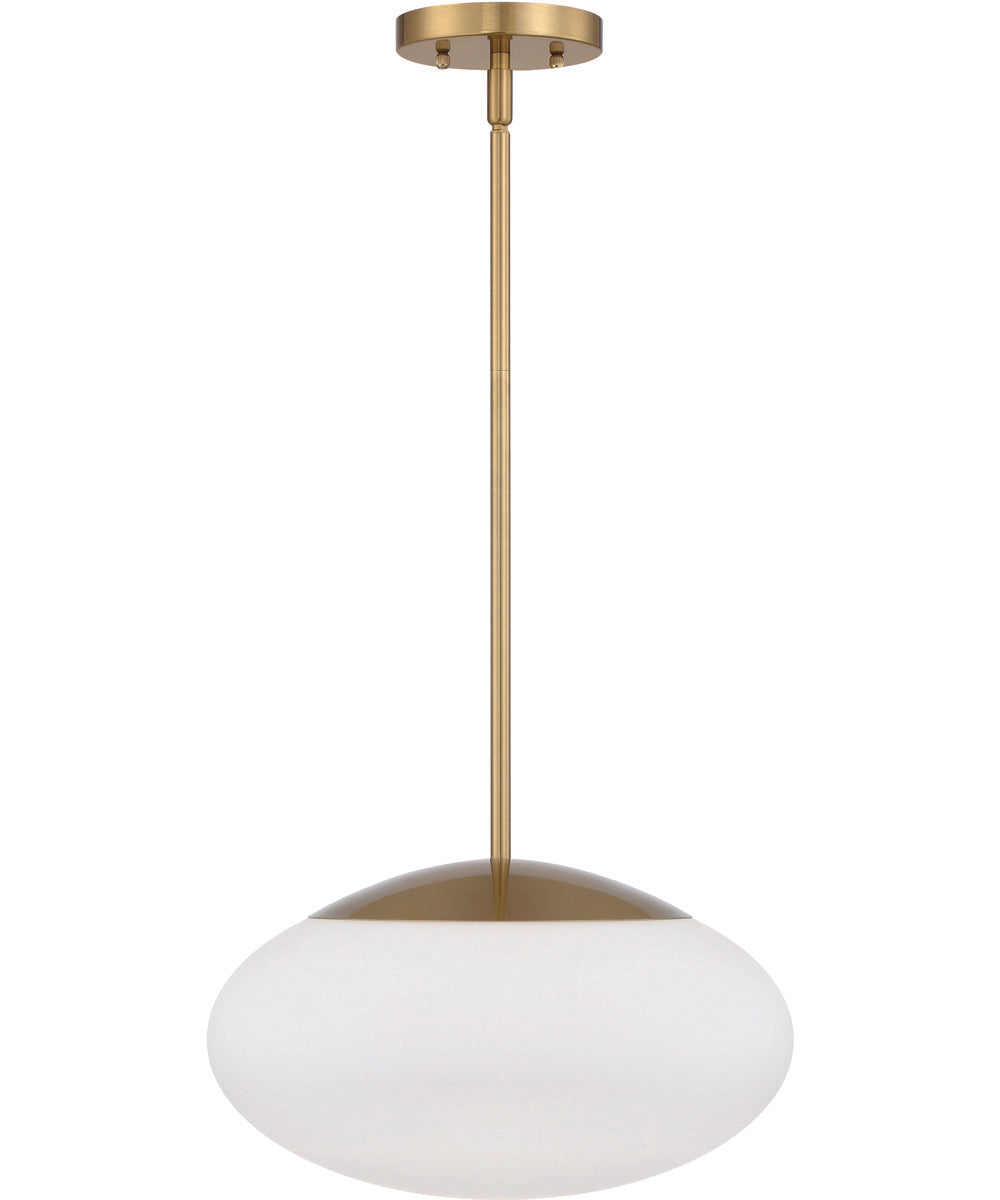 Gaze 1-Light Pendant Satin Brass