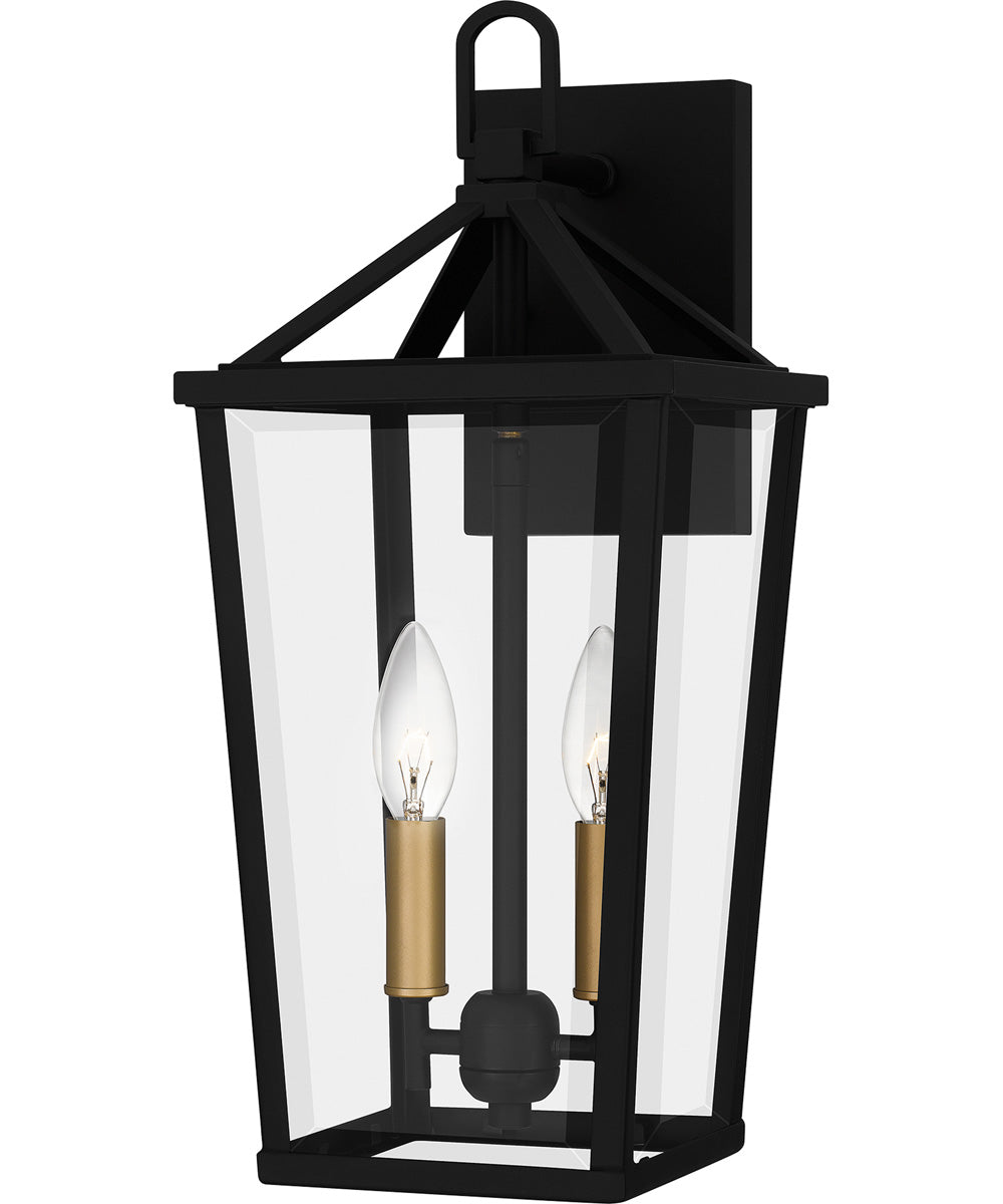 Hull Medium 2-light Outdoor Wall Light  Coastal Armour Aluminum Matte Black