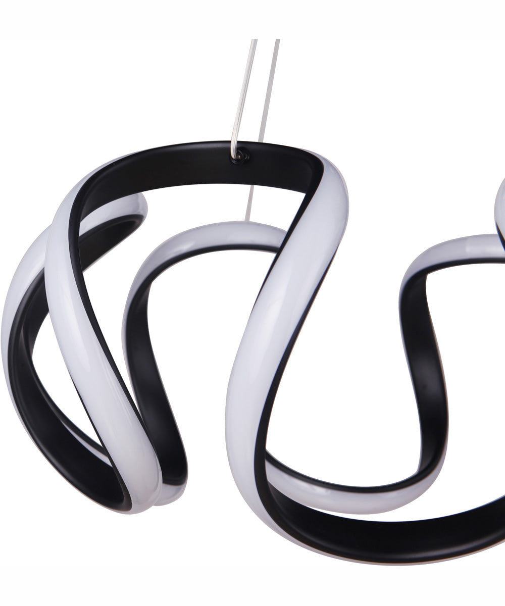 Pulse 1-Light Pendant Flat Black