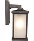 Resilience Lanterns 1-Light Outdoor Wall Lantern Bronze