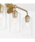 Tamara Day's Charlotte 3-light Bath Vanity Light Aged Brass
