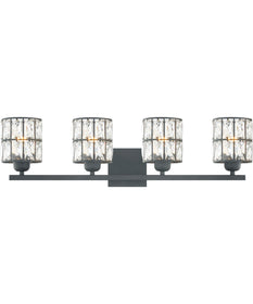 Gibson Extra Large 4-light Bath Light Matte Black