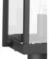 Walcott 1-Light Modern Farmhouse Outdoor Post Lantern Textured Black