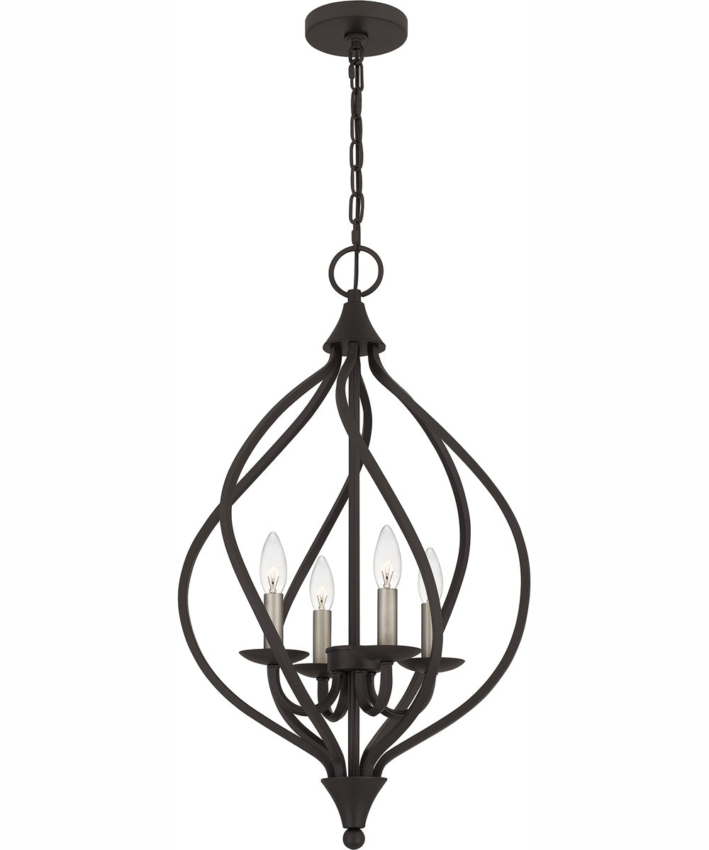 Dupont Large 4-light Pendant Old Bronze
