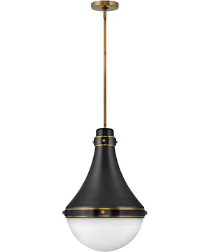Oliver 1-Light Medium Pendant in Black