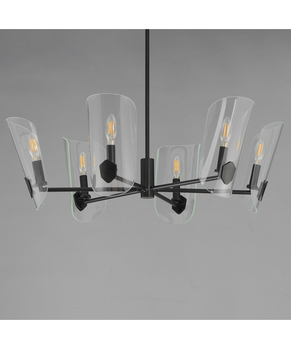 Armory 6-Light Chandelier Black
