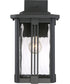 Everglade Medium 1-light Outdoor Wall Light Earth Black