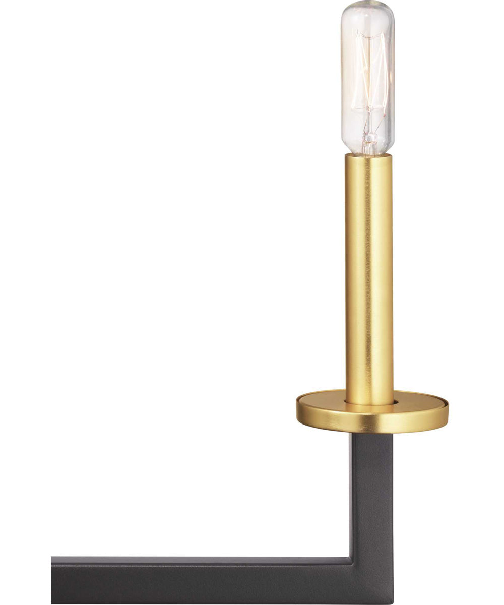 Blakely 6-Light Modern Chandelier Light Graphite