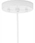 Perimeter 1-Light Mid-Century Modern Pendant with metal Shade White