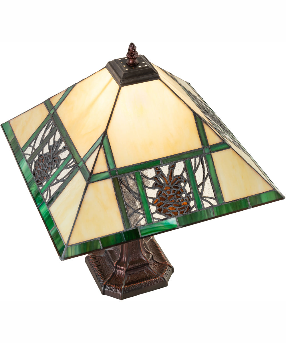 19" High Pinecone Ridge Table Lamp