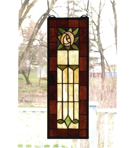 24"H x 8"W Rose Window