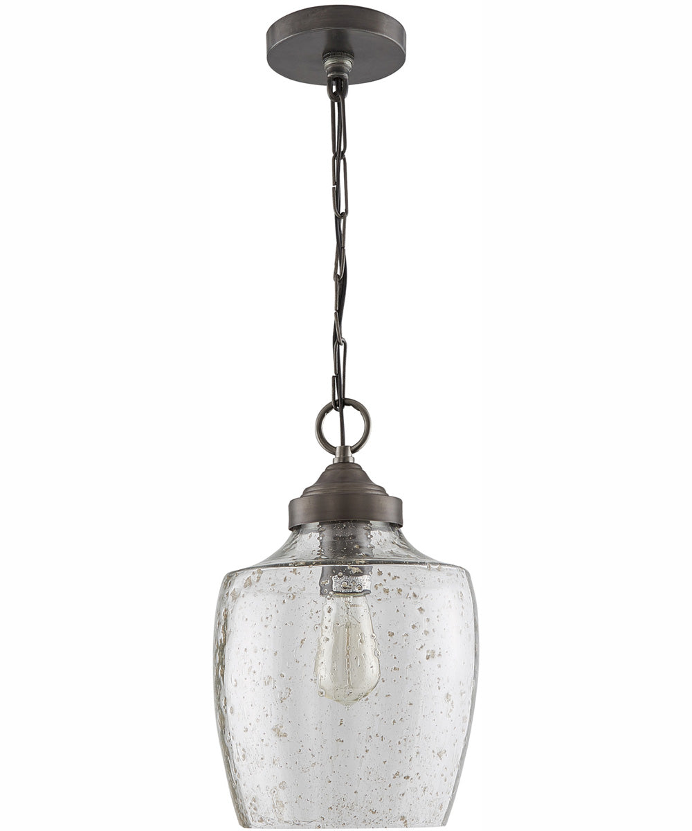 Stoney 1-Light Pendant Dark Pewter