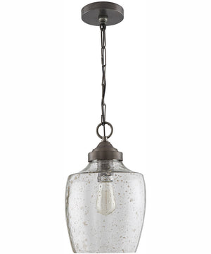 Stoney 1-Light Pendant Dark Pewter