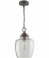 Stoney 1-Light Pendant Dark Pewter