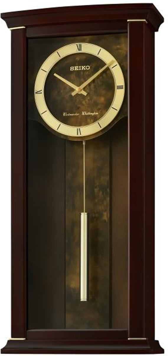 Wall with Pendulum and Chime Clock