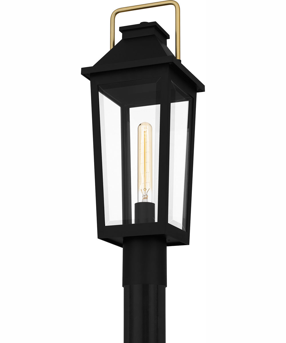 Buckley Large 1-light Outdoor Post Light Coastal Armour Aluminum Matte Black