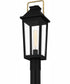 Buckley Large 1-light Outdoor Post Light Coastal Armour Aluminum Matte Black