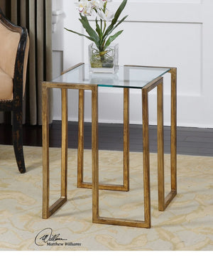 22"H Mirrin Accent Table