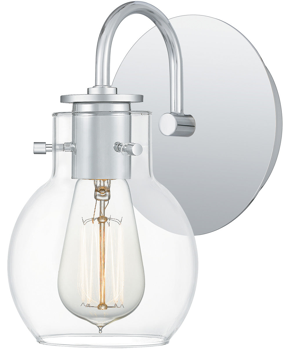 Andrews Small 1-light Wall Sconce Polished Chrome