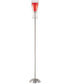 Dopple 1-Light Torch Lamp Ps/Outer Clear/Inner Red Glass