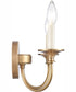 Cecil 14'' Wide 2-Light Vanity-Light - Natural Brass