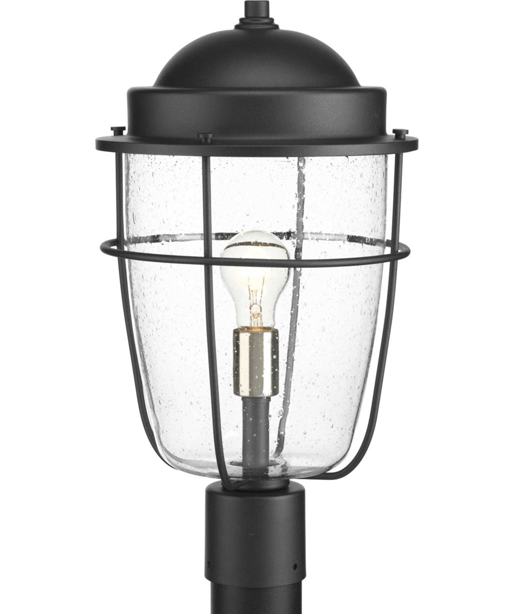 Holcombe Post Lantern Textured Black