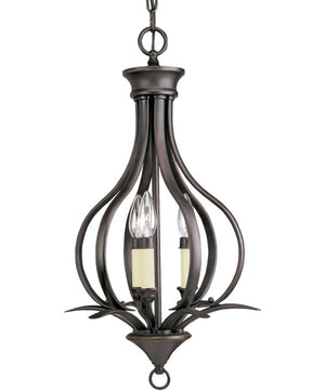 Trinity 3-Light Foyer Pendant Antique Bronze