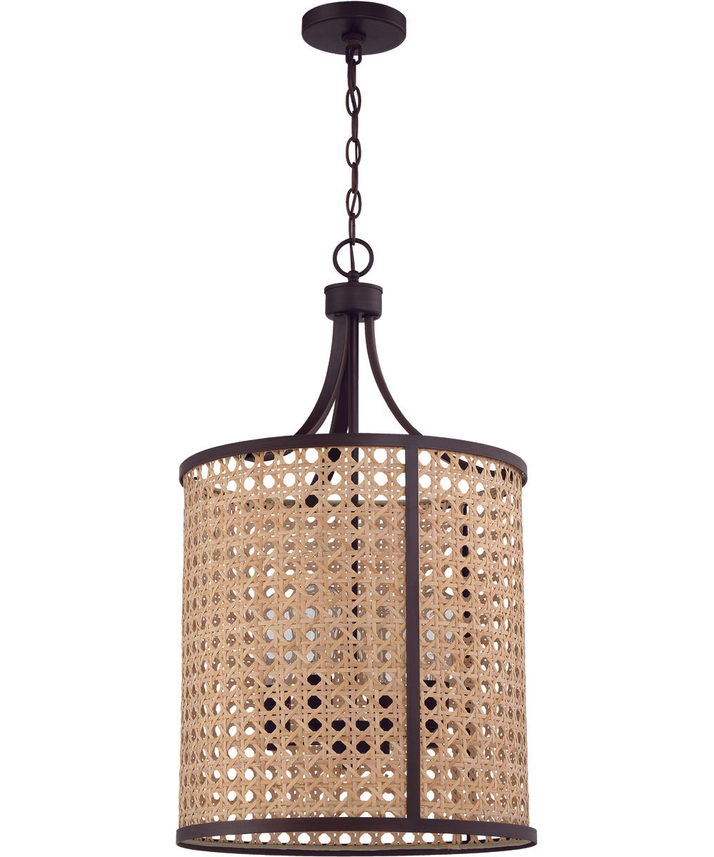 Malaya 4-Light Foyer Light Aged Bronze Brushed