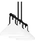 Brink Medium 3-light Island Light Matte Black