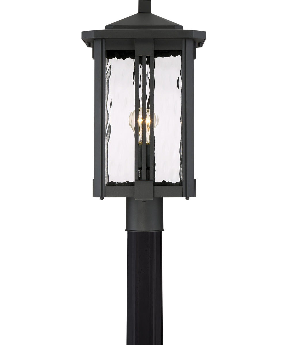 Everglade Large 1-light Outdoor Post Light Earth Black