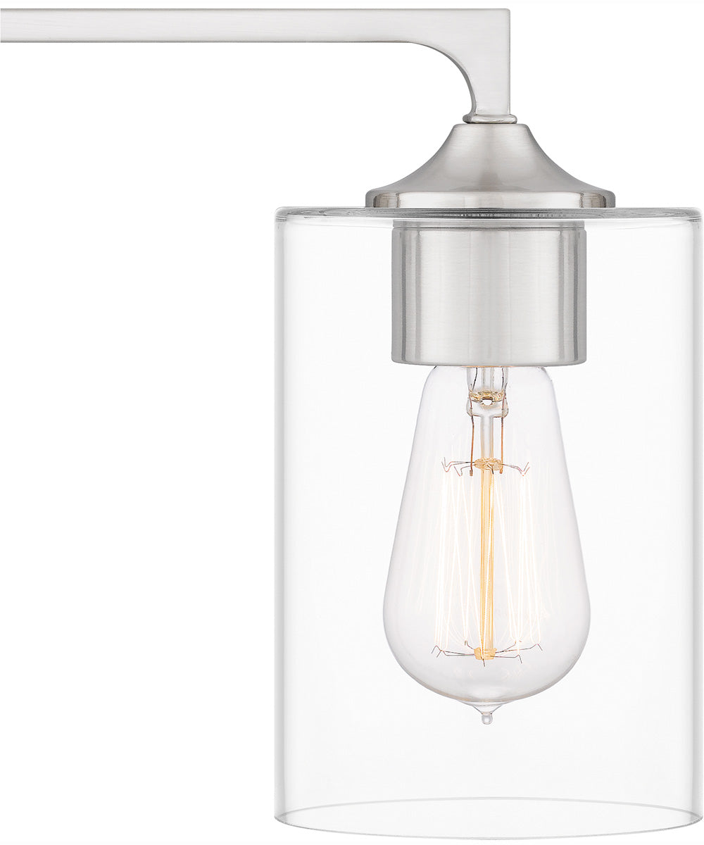 Prescott Large 3-light Bath Light Brushed Nickel