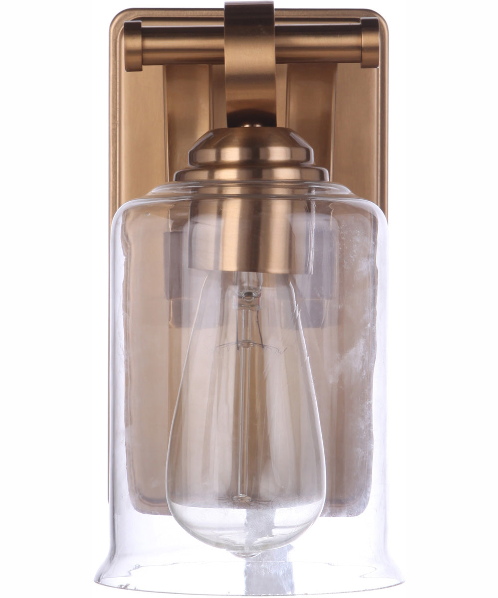Romero 1-Light Wall Sconce Satin Brass