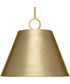 Parkhurst 3-Light New Traditional Metal Pendant Light Brushed Bronze