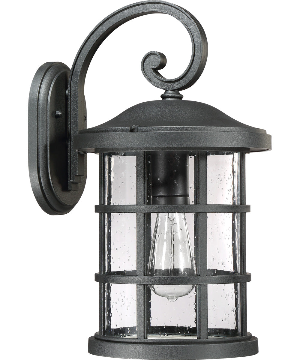 Crusade Large 1-light Outdoor Wall Light  Coastal Armour Earth Black