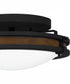Quoizel Flush Mount Medium 3-light Flush Mount Natural Iron