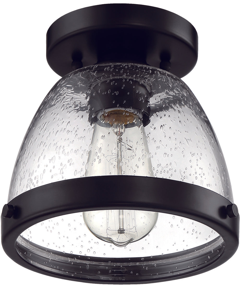 Lodie 1-Light Flushmount Flat Black