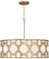 Carter 6-Light Large Drum in Burnished Gold